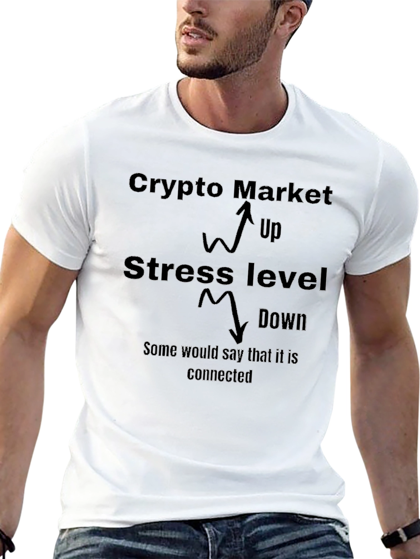 Crypto Market Stress Level Graphic Tee