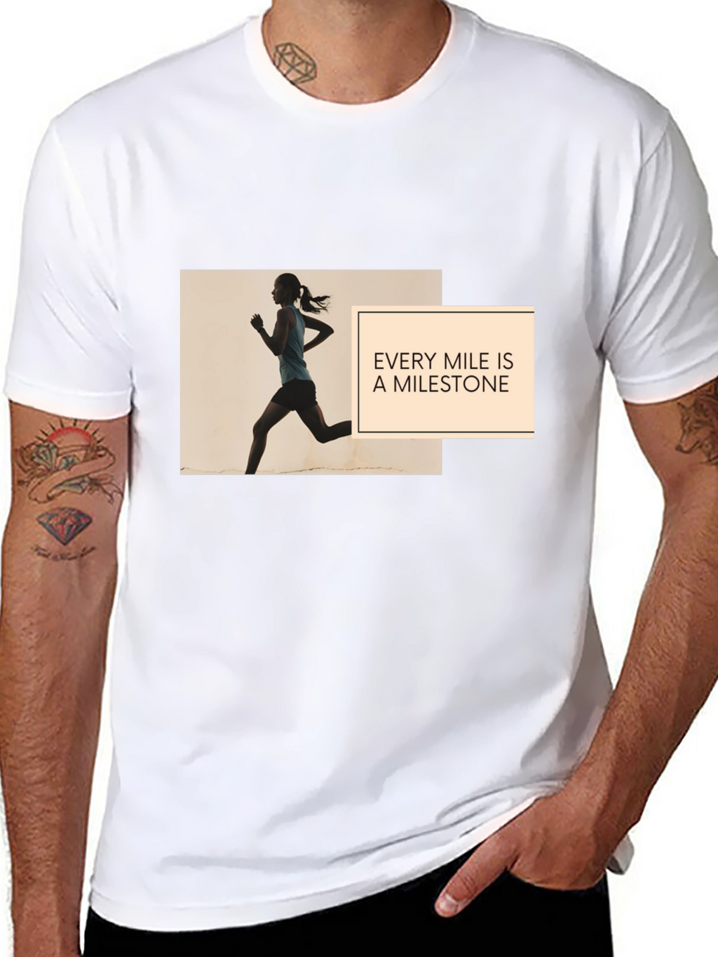 Every Mile is a Milestone Graphic Tee