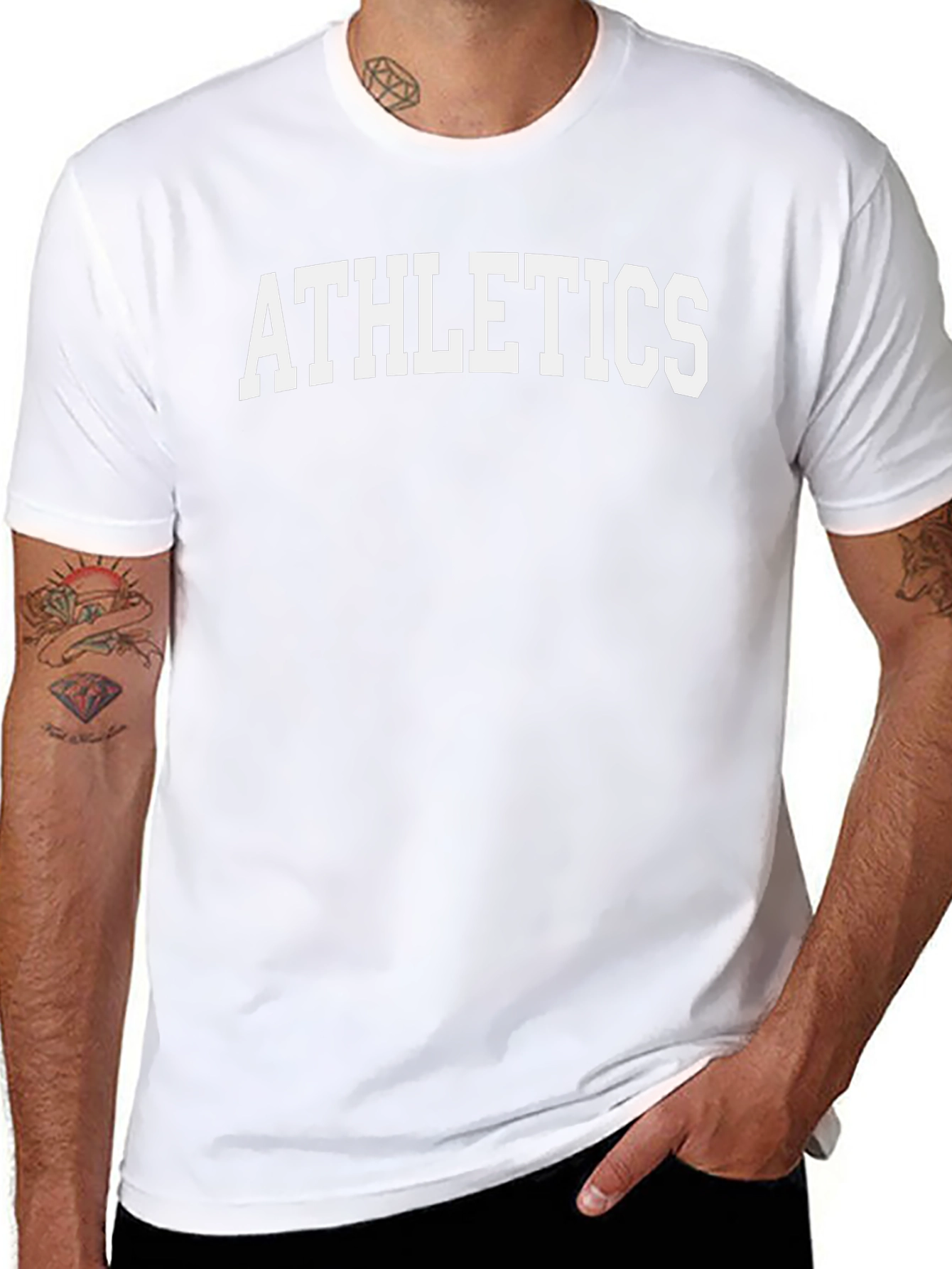 Athletics Graphic T-Shirt - Classic Collegiate Style