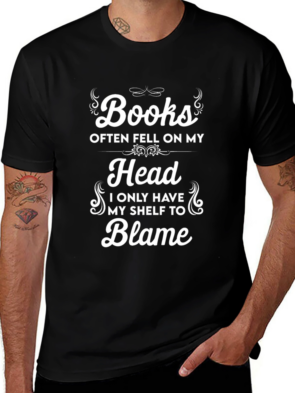 Books Fell On My Head T-Shirt