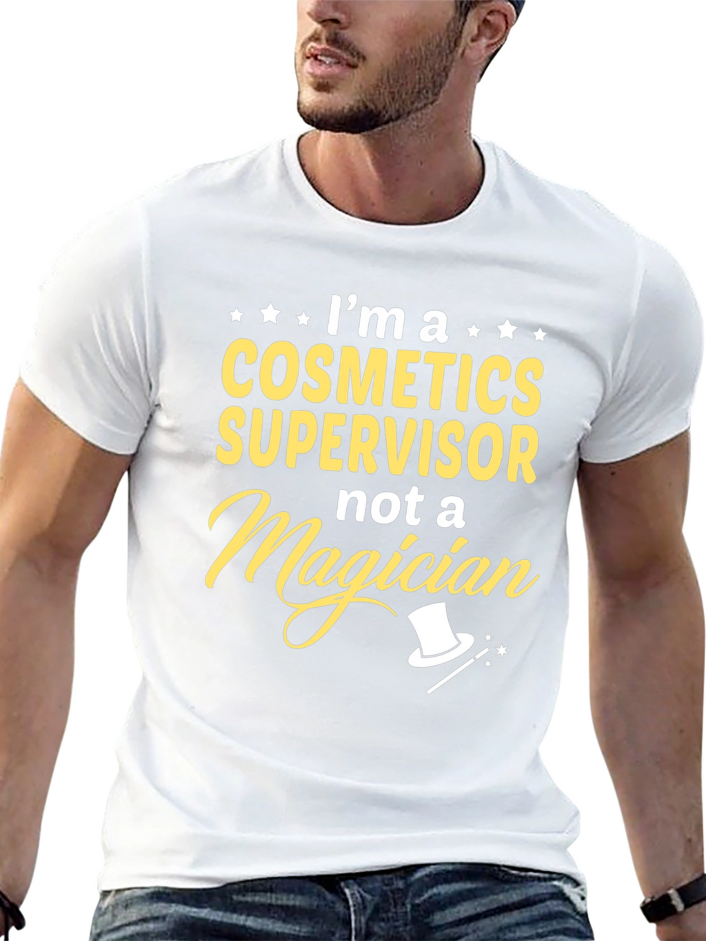 Cosmetics Supervisor T-Shirt - Funny Magician Graphic Tee