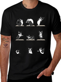 Yoga Dog Graphic Tee - Relax in Style
