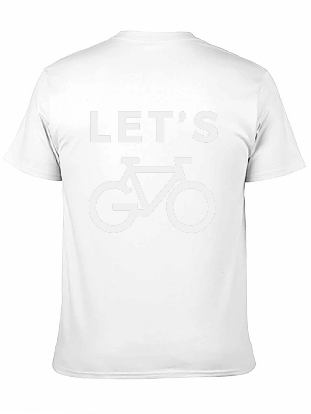 Lets Go Bike Ride T-Shirt - Black Cotton Tee