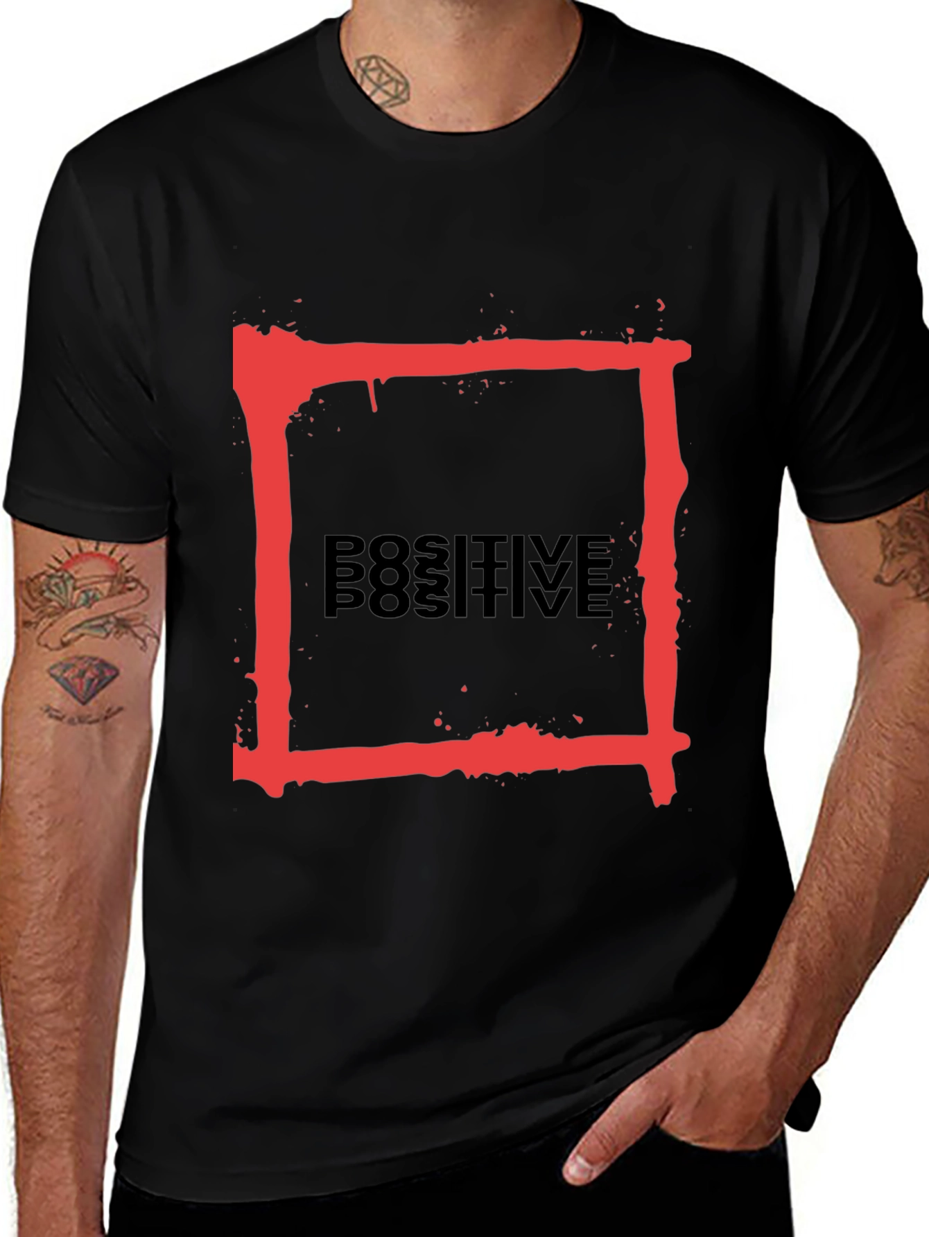 Positive Graphic Tee - Modern Streetwear