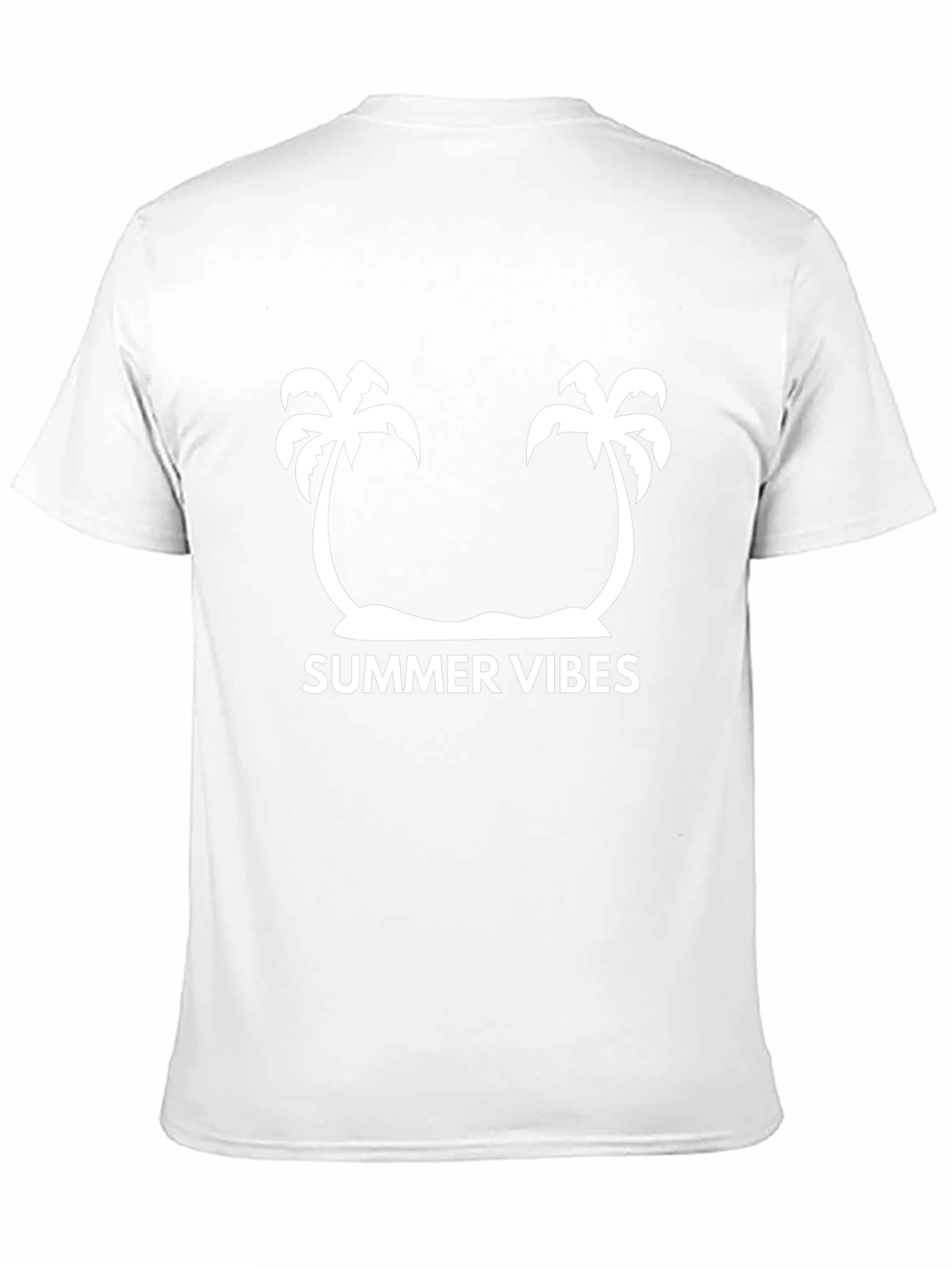 Summer Vibes Palm Tree Graphic Tee - Casual Style