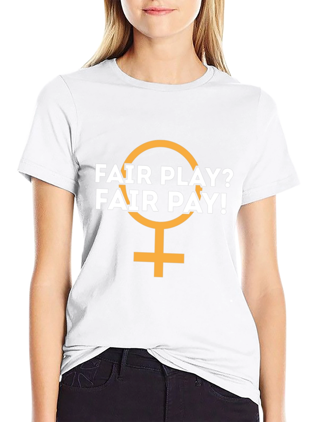 Fair Play? Fair Pay! Black Graphic T-Shirt