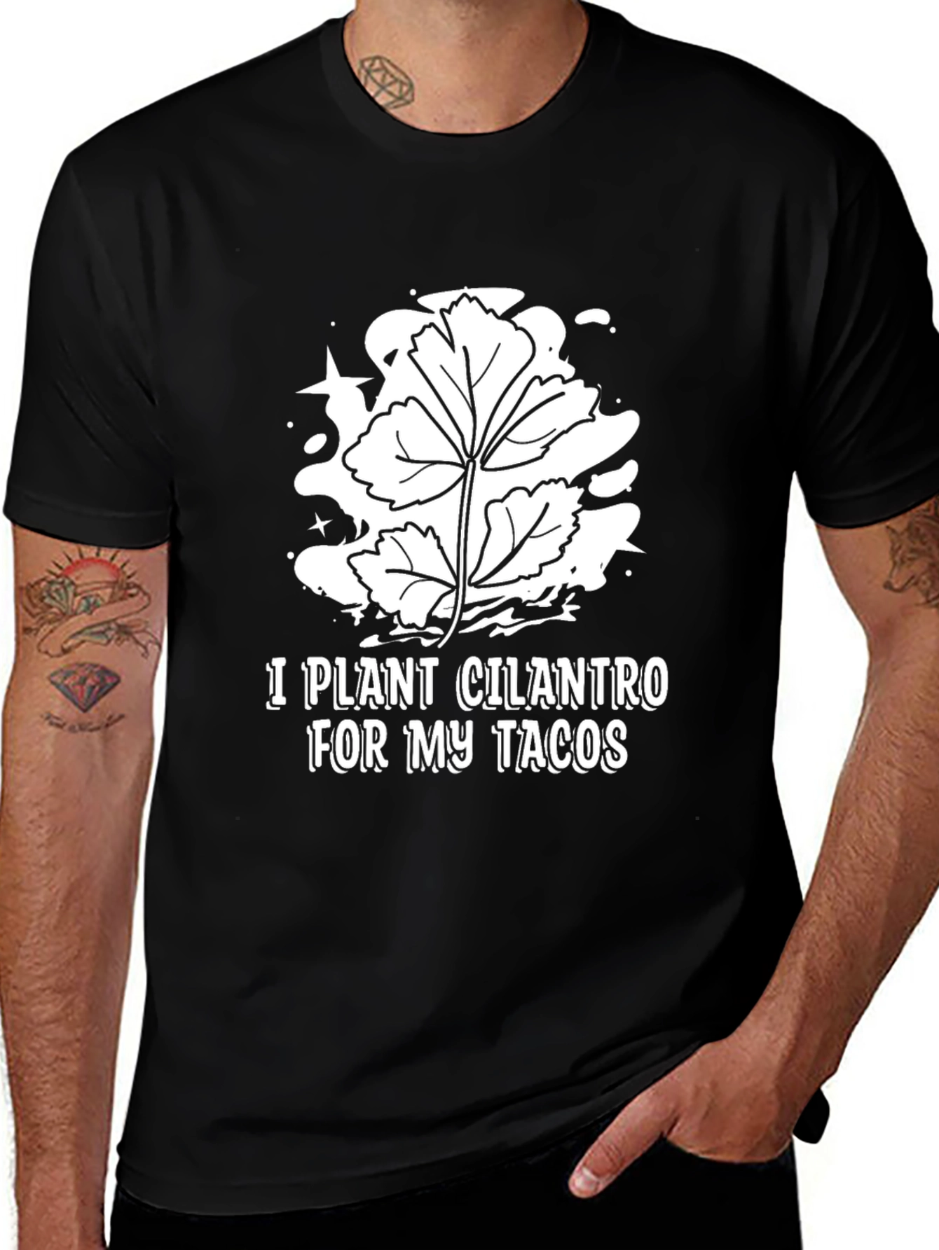 Cilantro Taco T-Shirt - Funny Foodie Tee