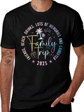 Family Trip 2025 T-Shirt - Beach Vacation Tee