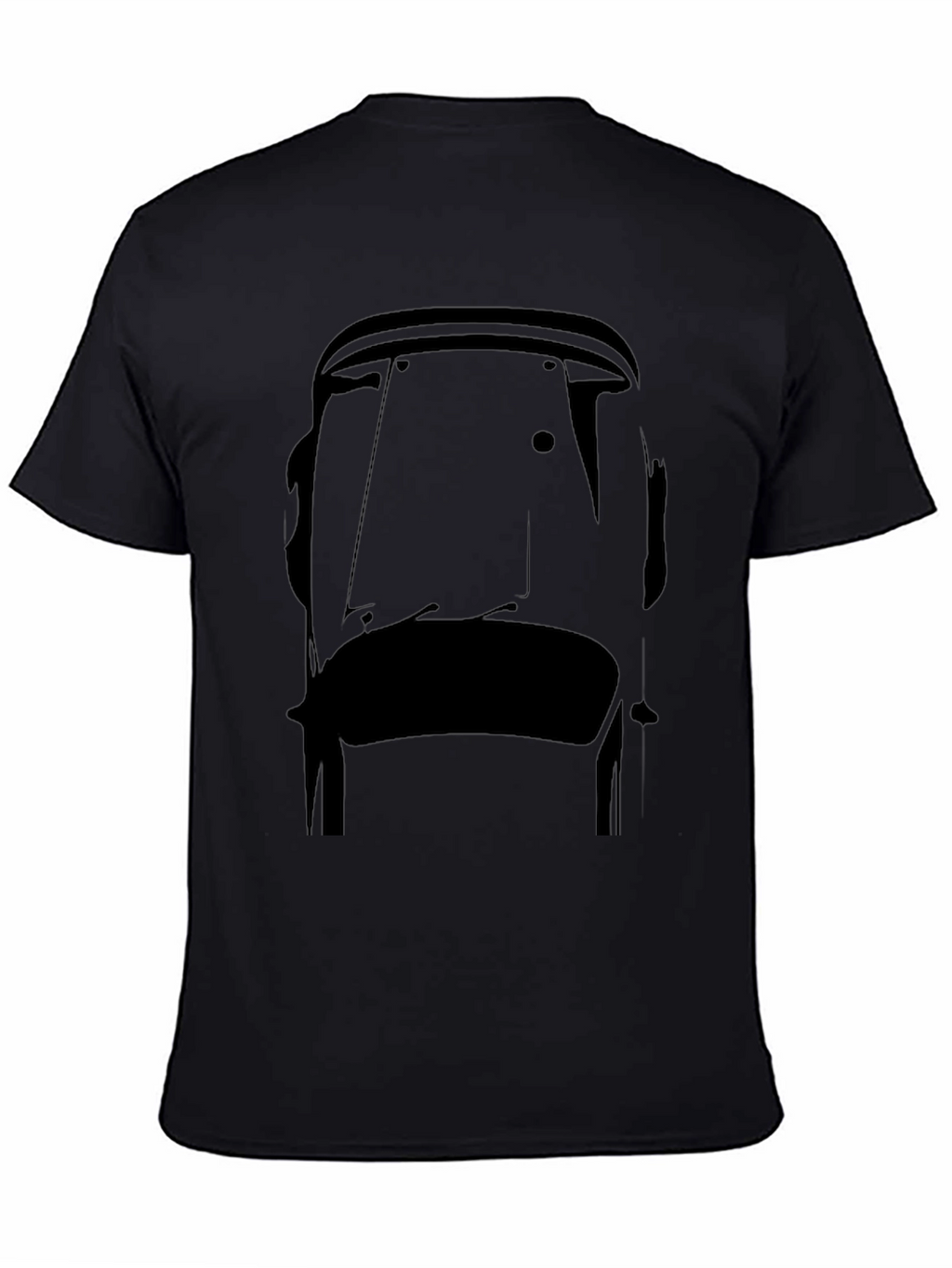 Moai Statue Graphic T-Shirt - Classic Black Tee