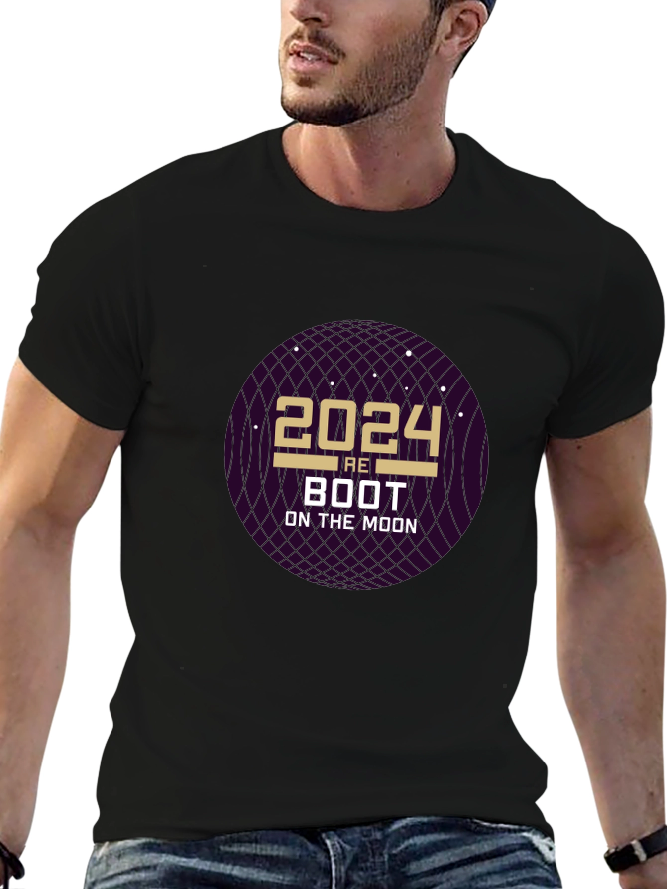 2024 Re Boot On The Moon T-Shirt
