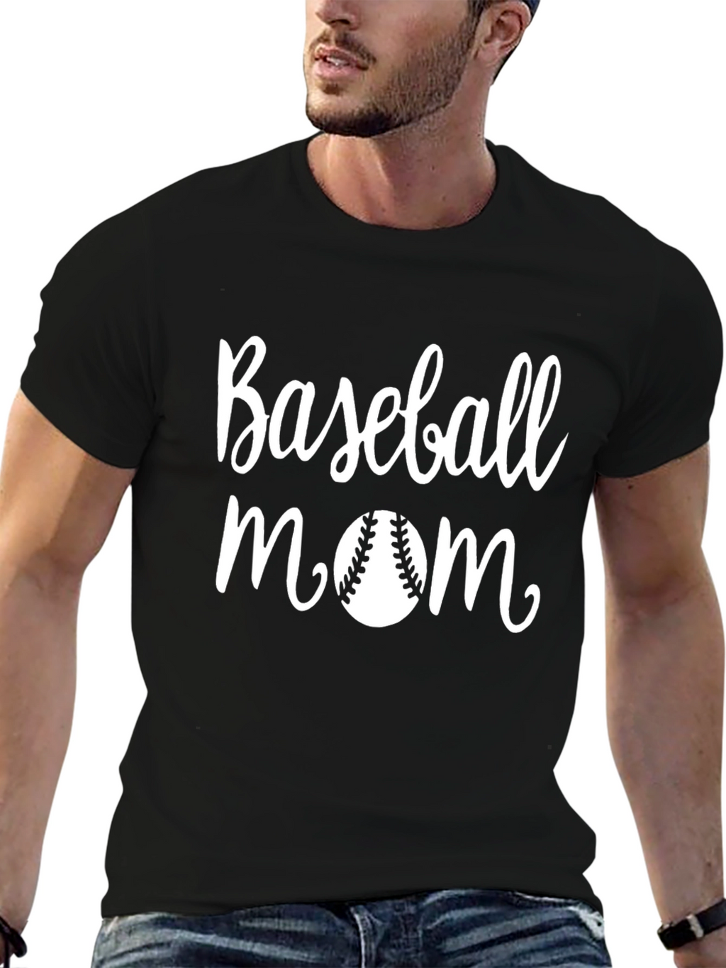 Baseball Mom Graphic T-Shirt