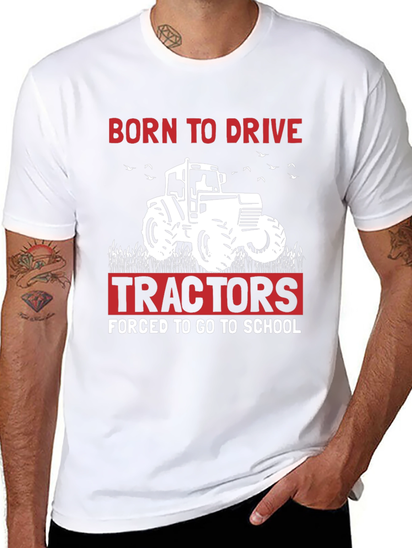 Born to Drive Tractors T-Shirt