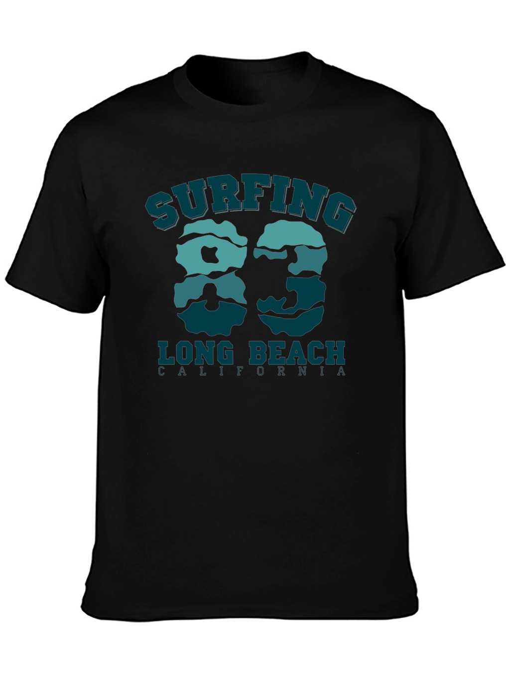 Surfing Long Beach California 83 T-Shirt
