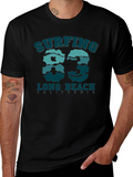 Surfing Long Beach California 83 T-Shirt