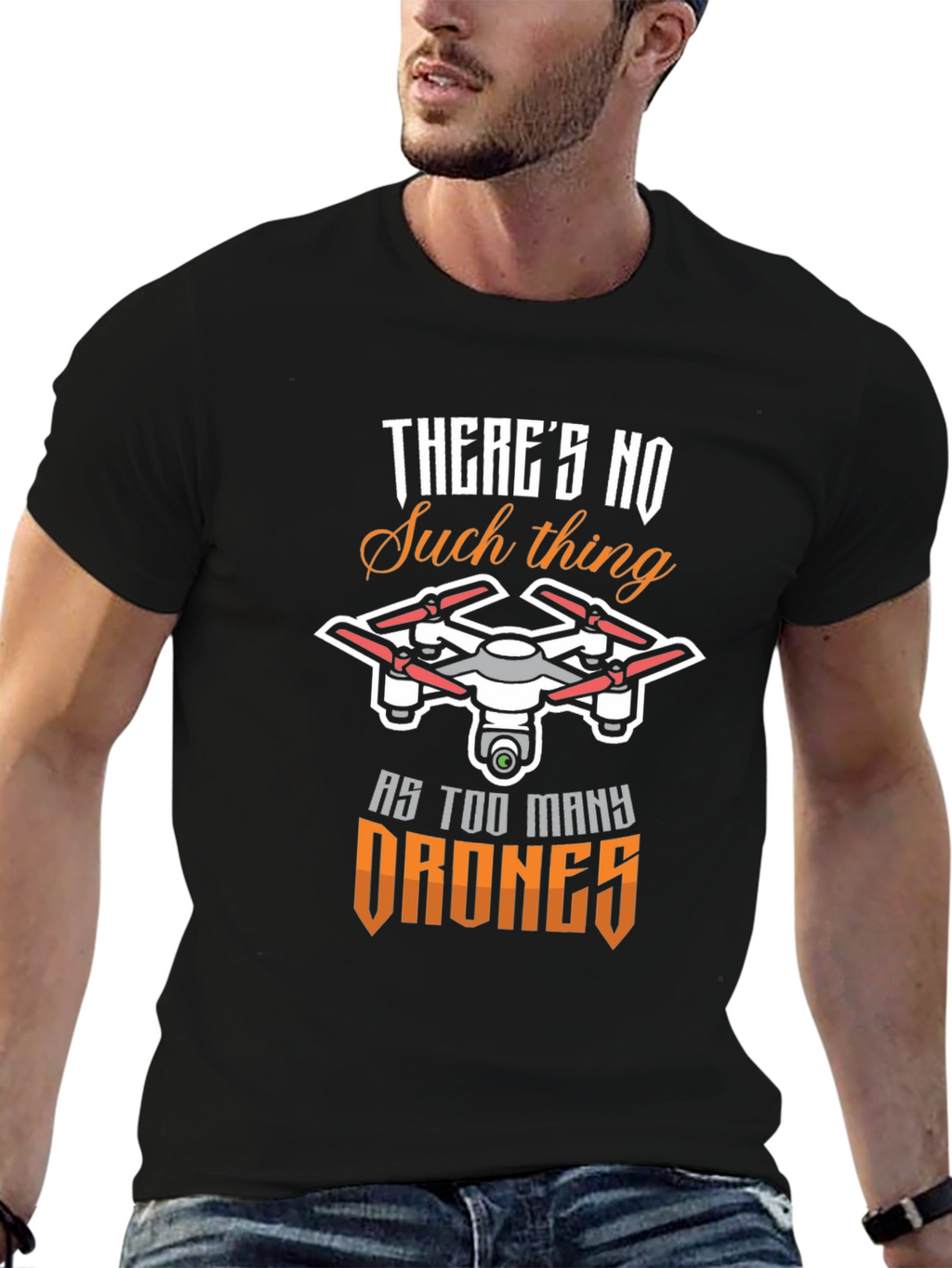 Drone Enthusiast T-Shirt - Too Many Drones!