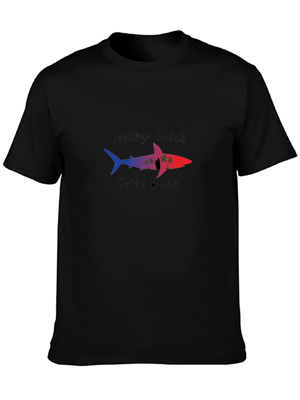 Flamingo Beach Costa Rica Shark T-Shirt
