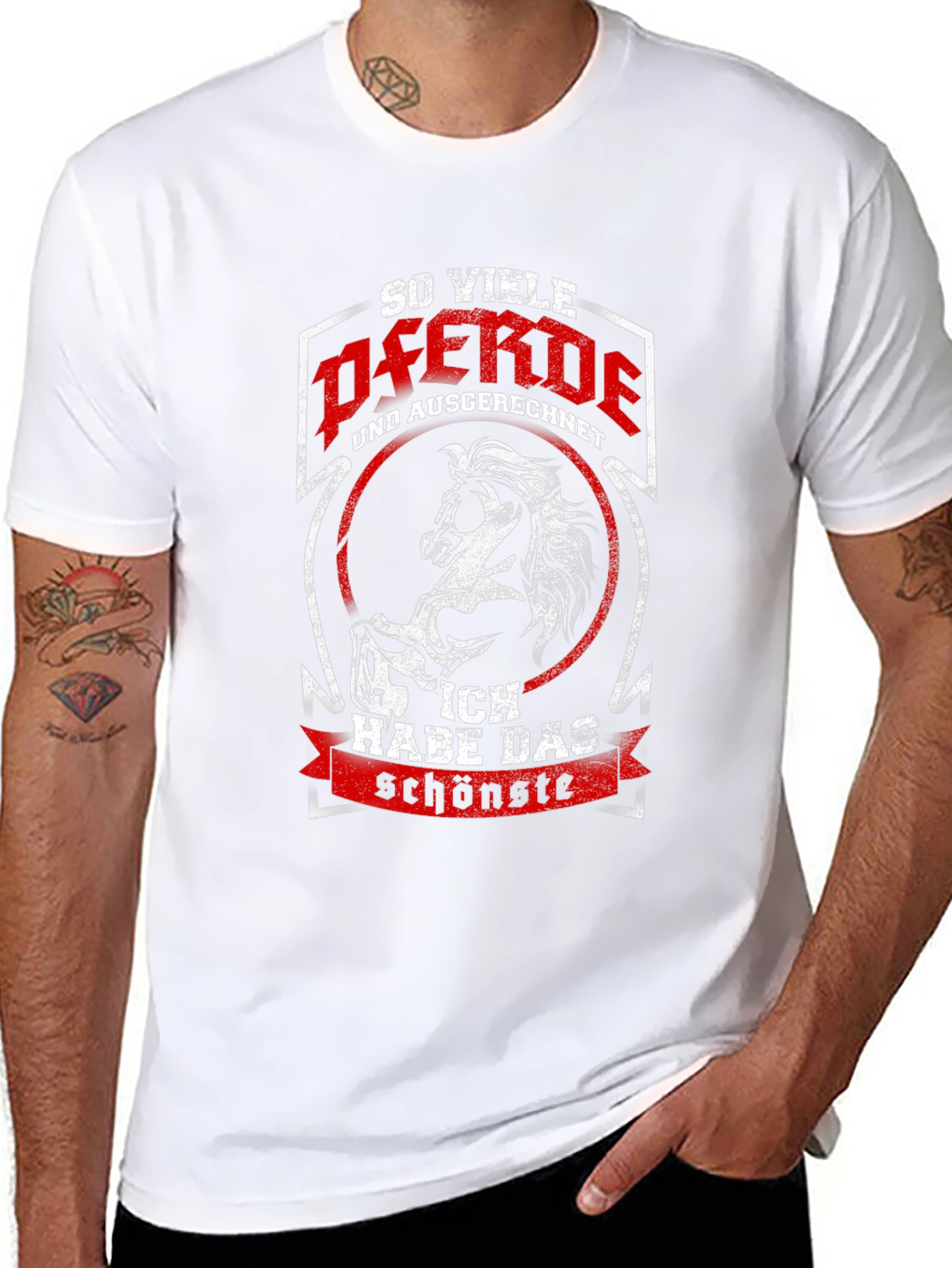 Horse Lover T-Shirt: So Viele Pferde
