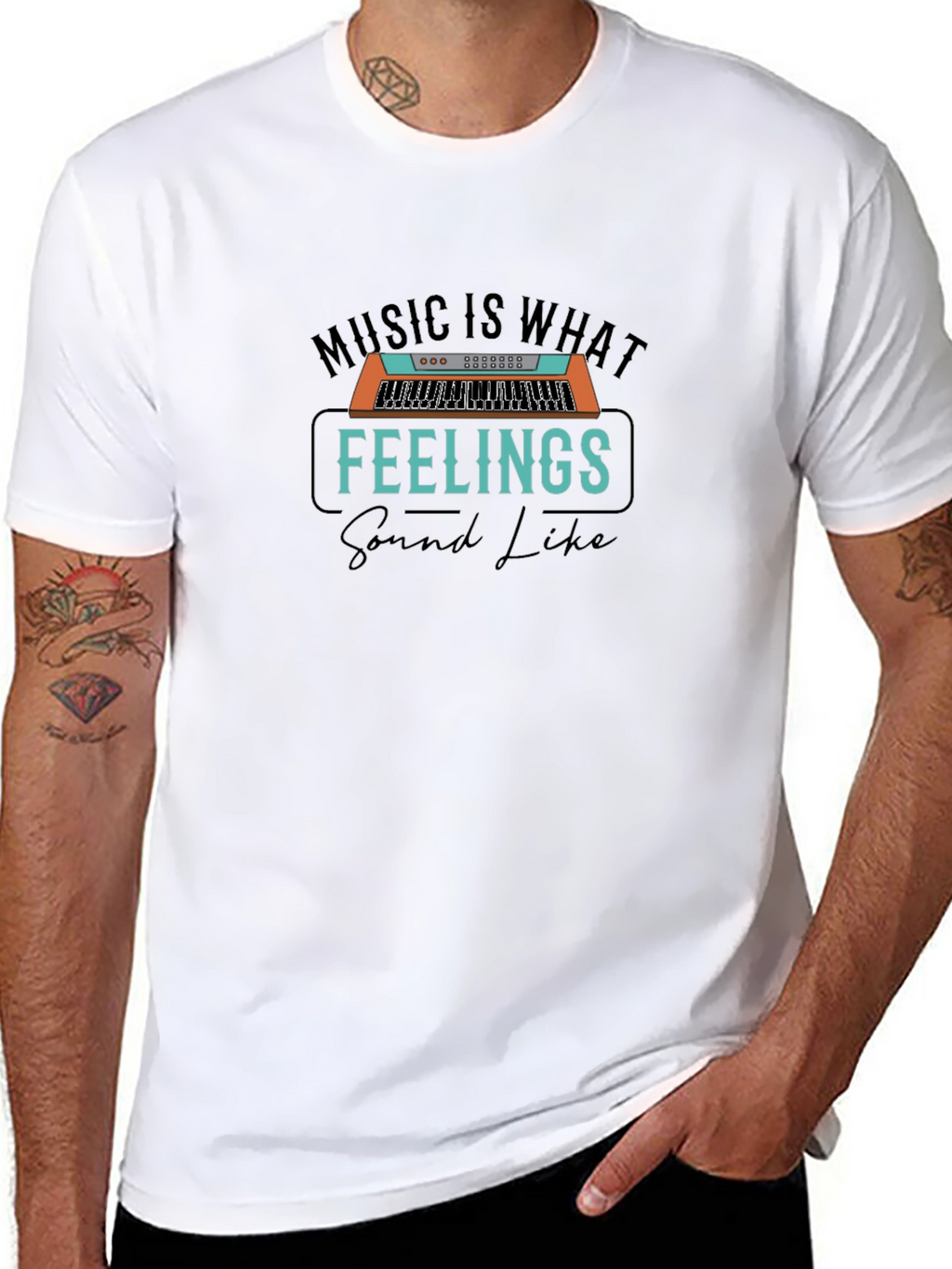 Music is What Feelings Sound Like T-Shirt