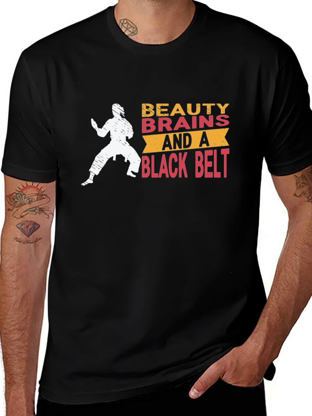 Beauty Brains and a Black Belt T-Shirt