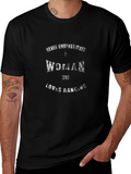 Dancing Woman Graphic Tee - Black