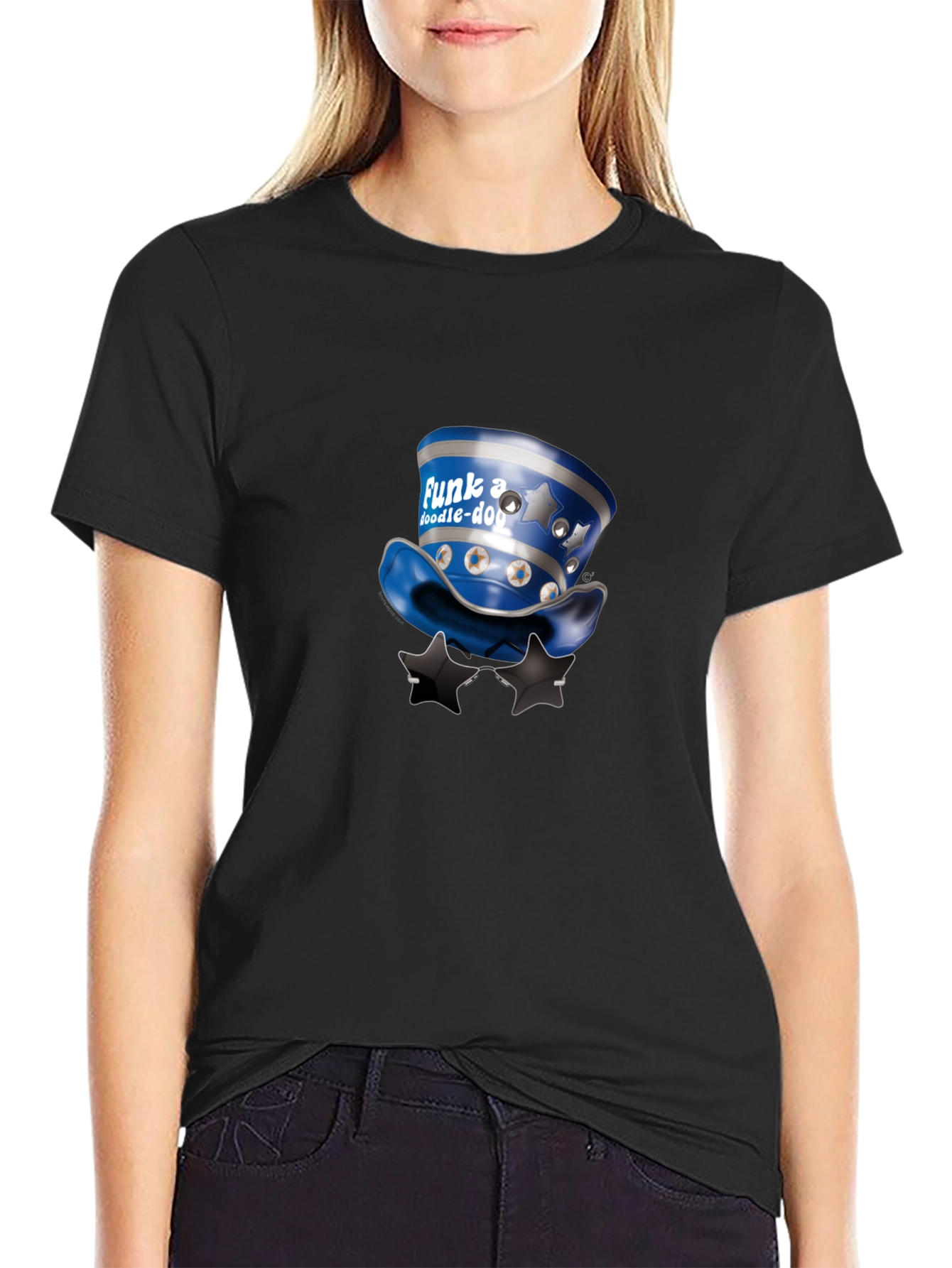 Funky Doodle-Doo T-Shirt - Stylish Graphic Tee