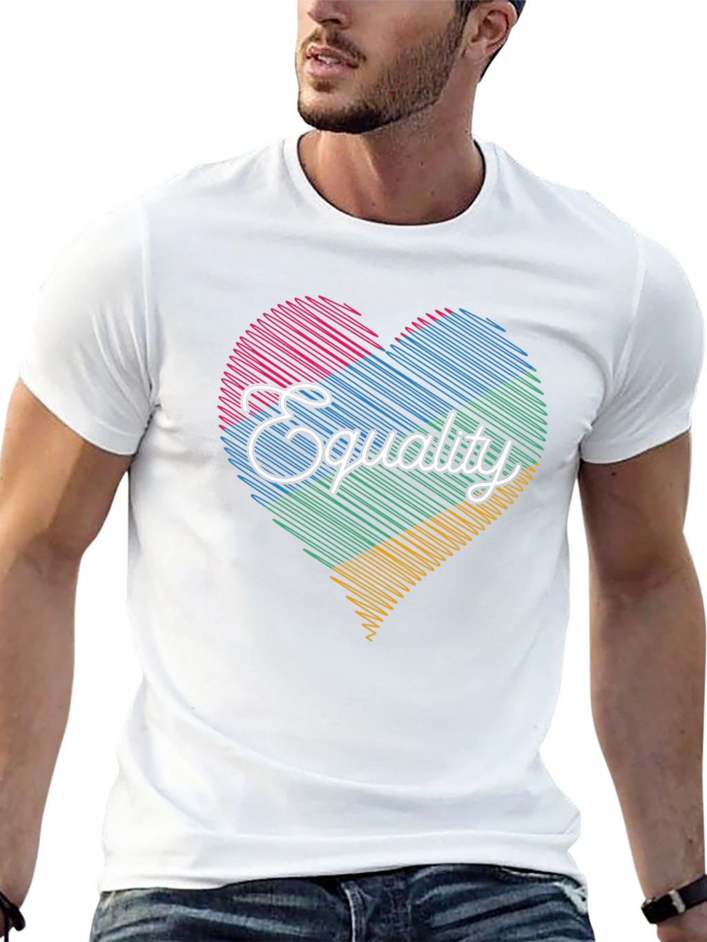 Equality Heart Graphic T-Shirt