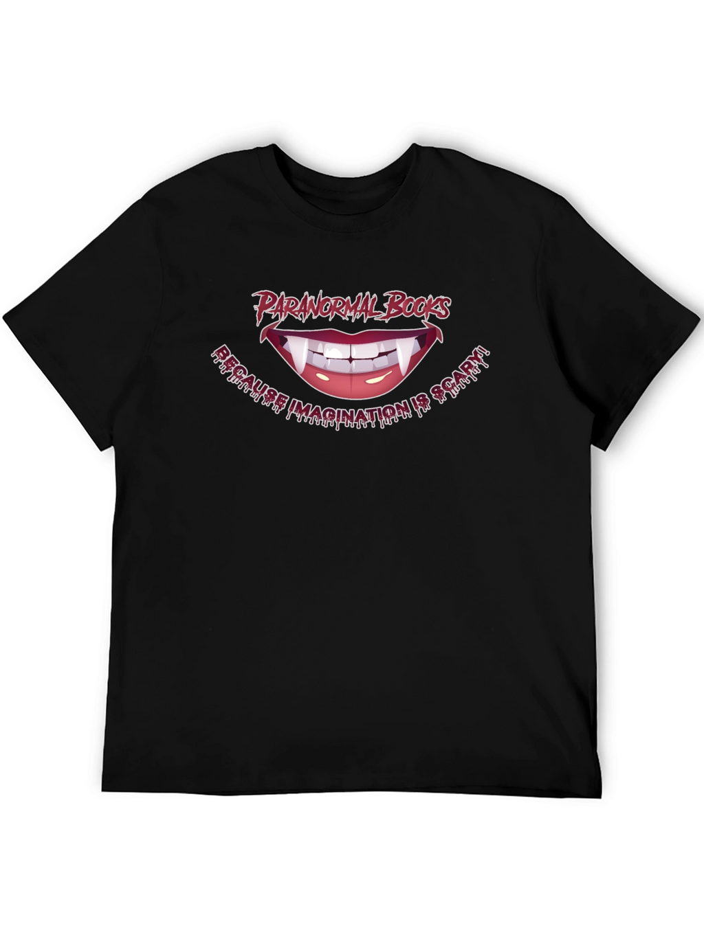 Paranormal Books T-Shirt - Imagination is Scary!