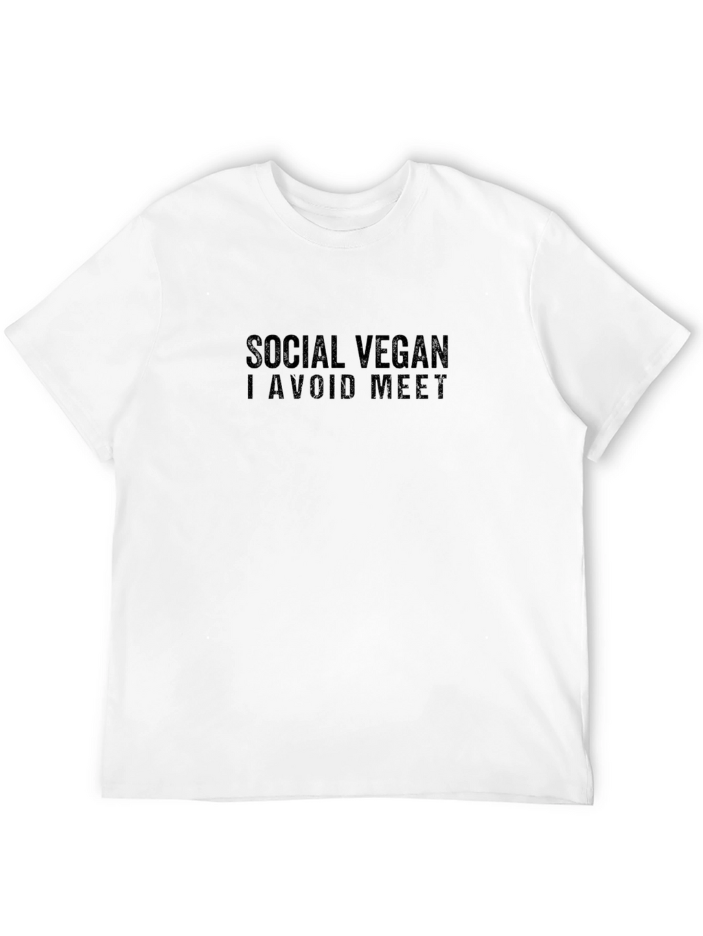 Social Vegan T-Shirt - I Avoid Meet