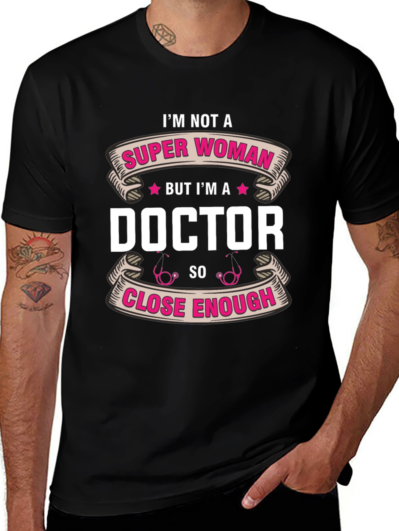 Im Not a Super Woman Doctor T-Shirt