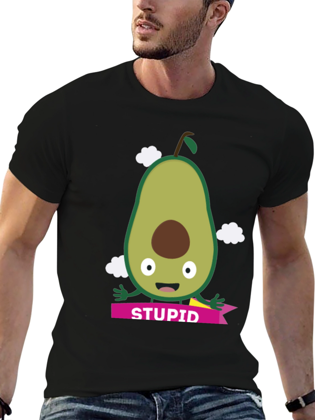 Avocado Stupid Graphic Tee - Unisex