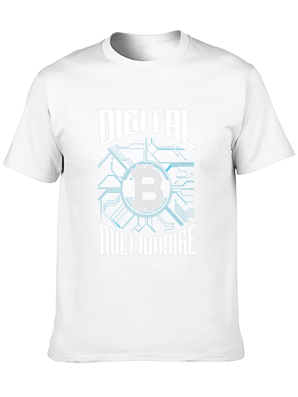 Digital Millionaire Bitcoin Graphic Tee - Black