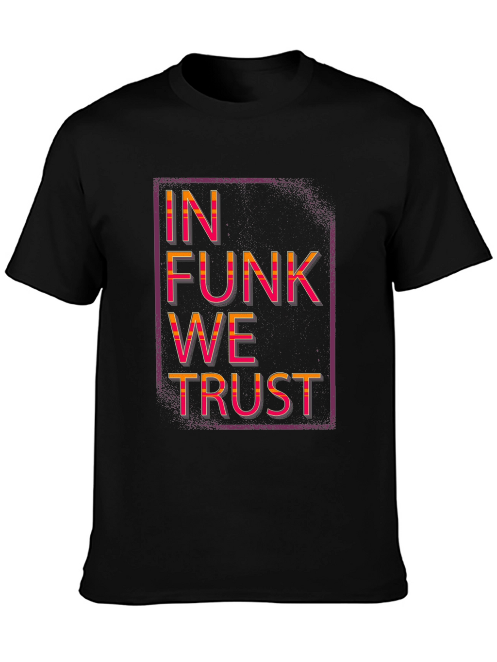 In Funk We Trust Black Graphic Tee