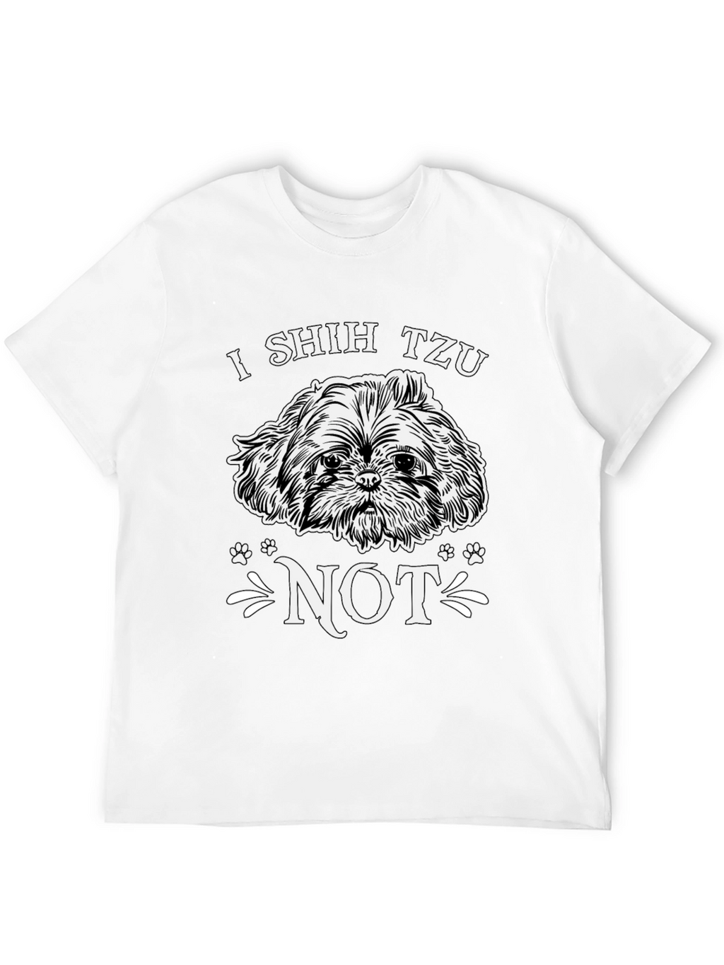 I Shih Tzu Not Black Graphic Tee