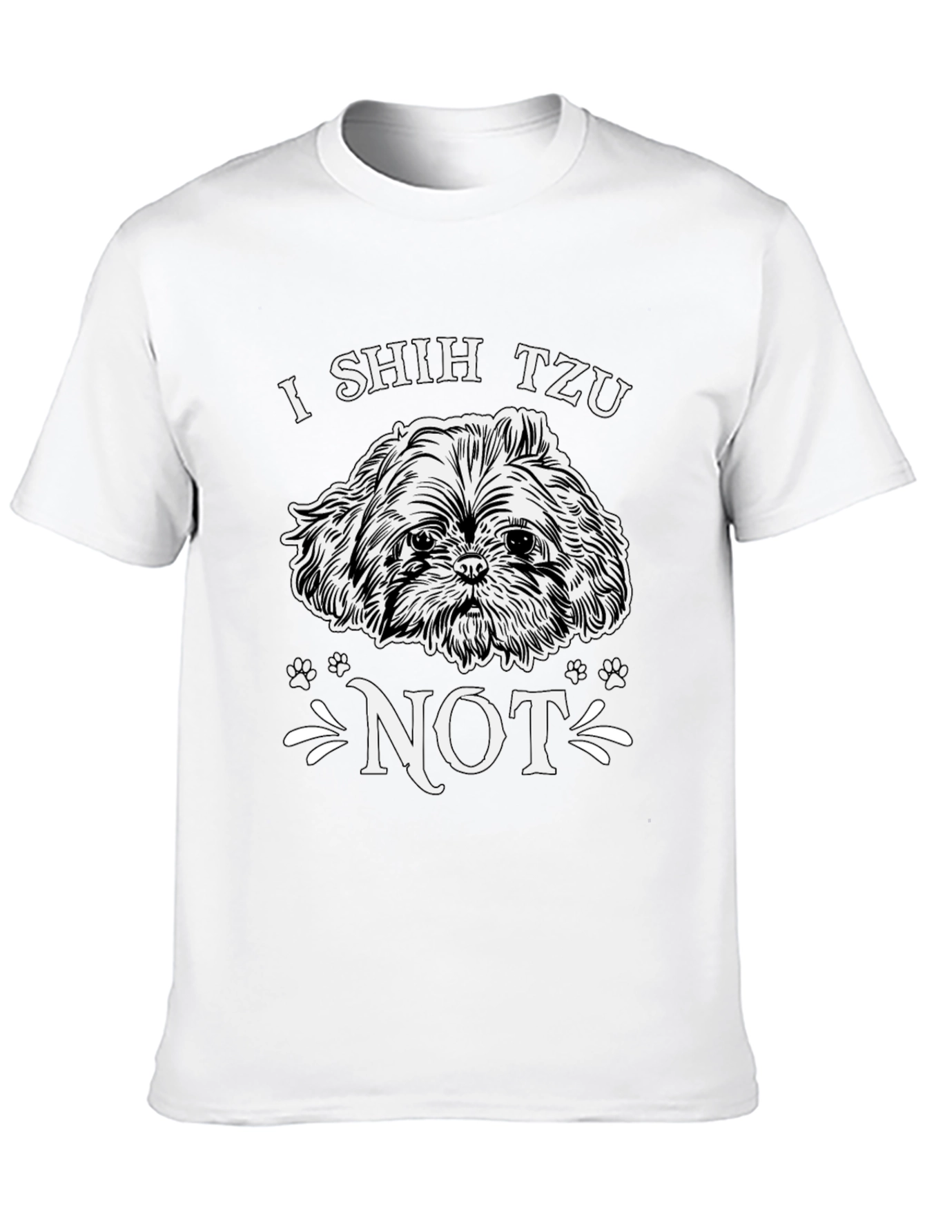 I Shih Tzu Not Black Graphic Tee