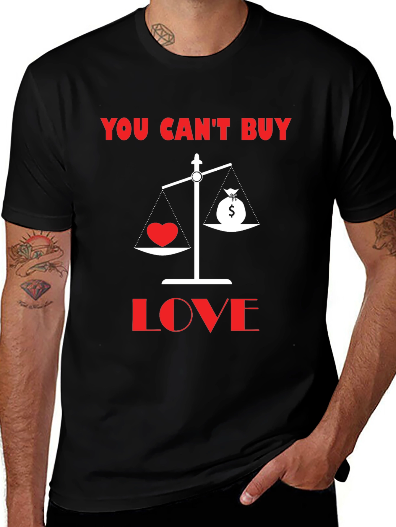 Love vs Money T-Shirt