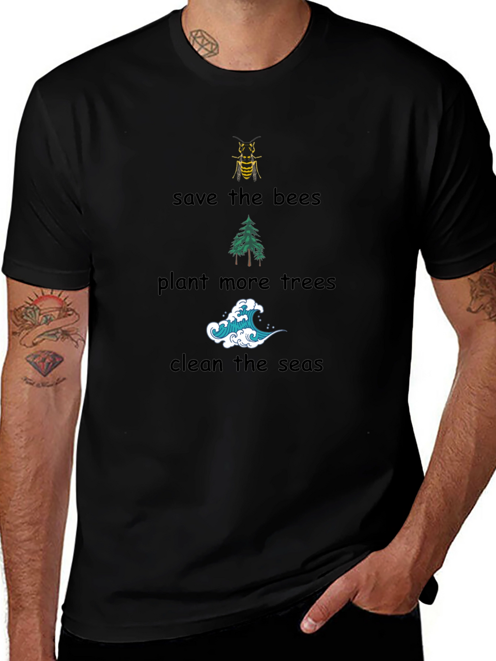 Save The Bees Graphic T-Shirt