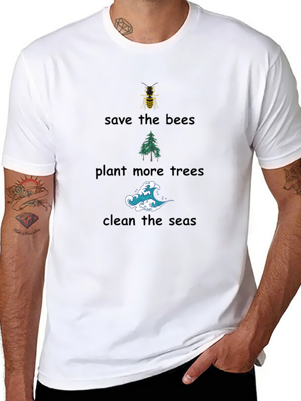 Save The Bees Graphic T-Shirt
