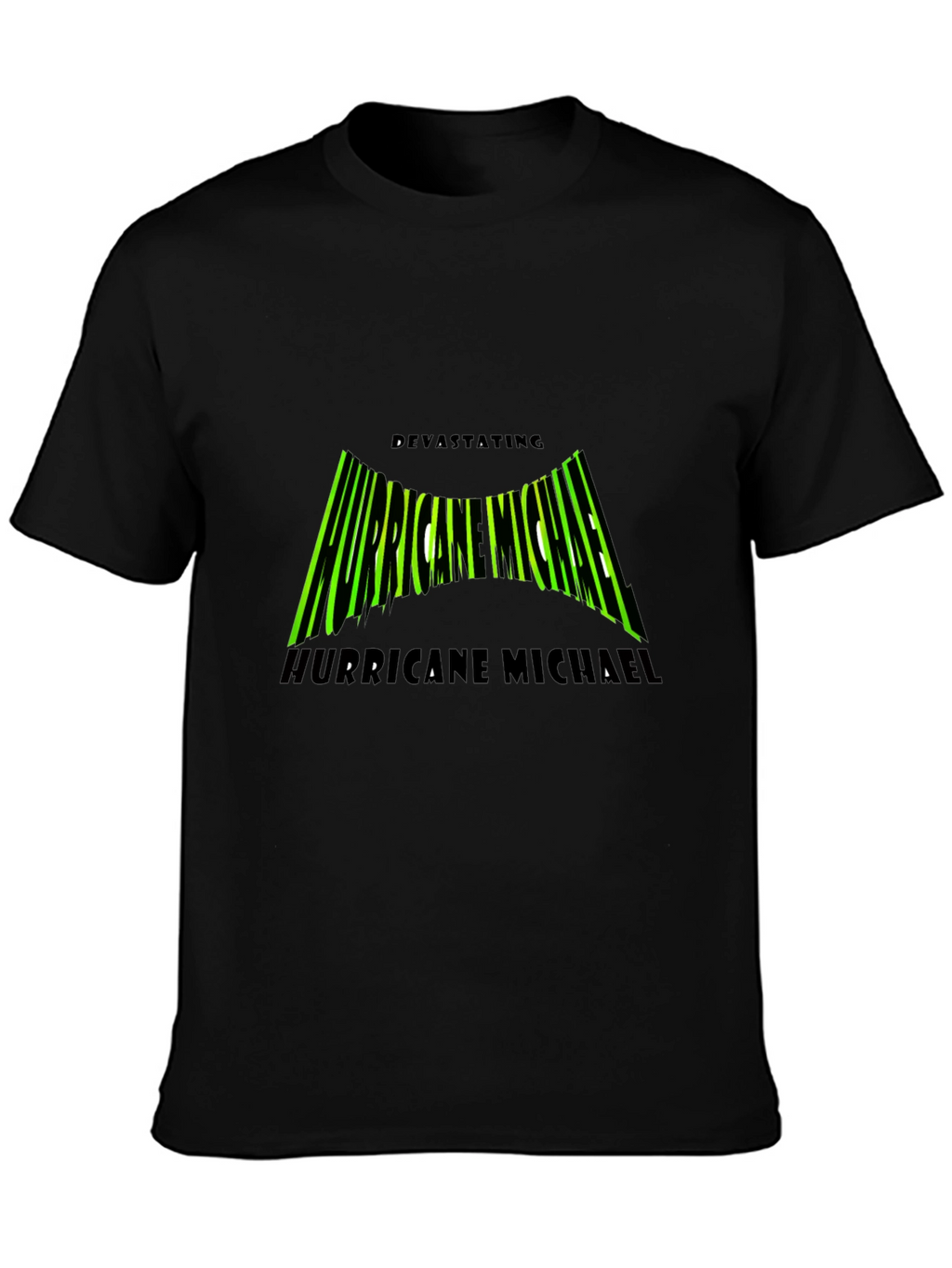 Hurricane Michael Tee - Black Graphic T-Shirt