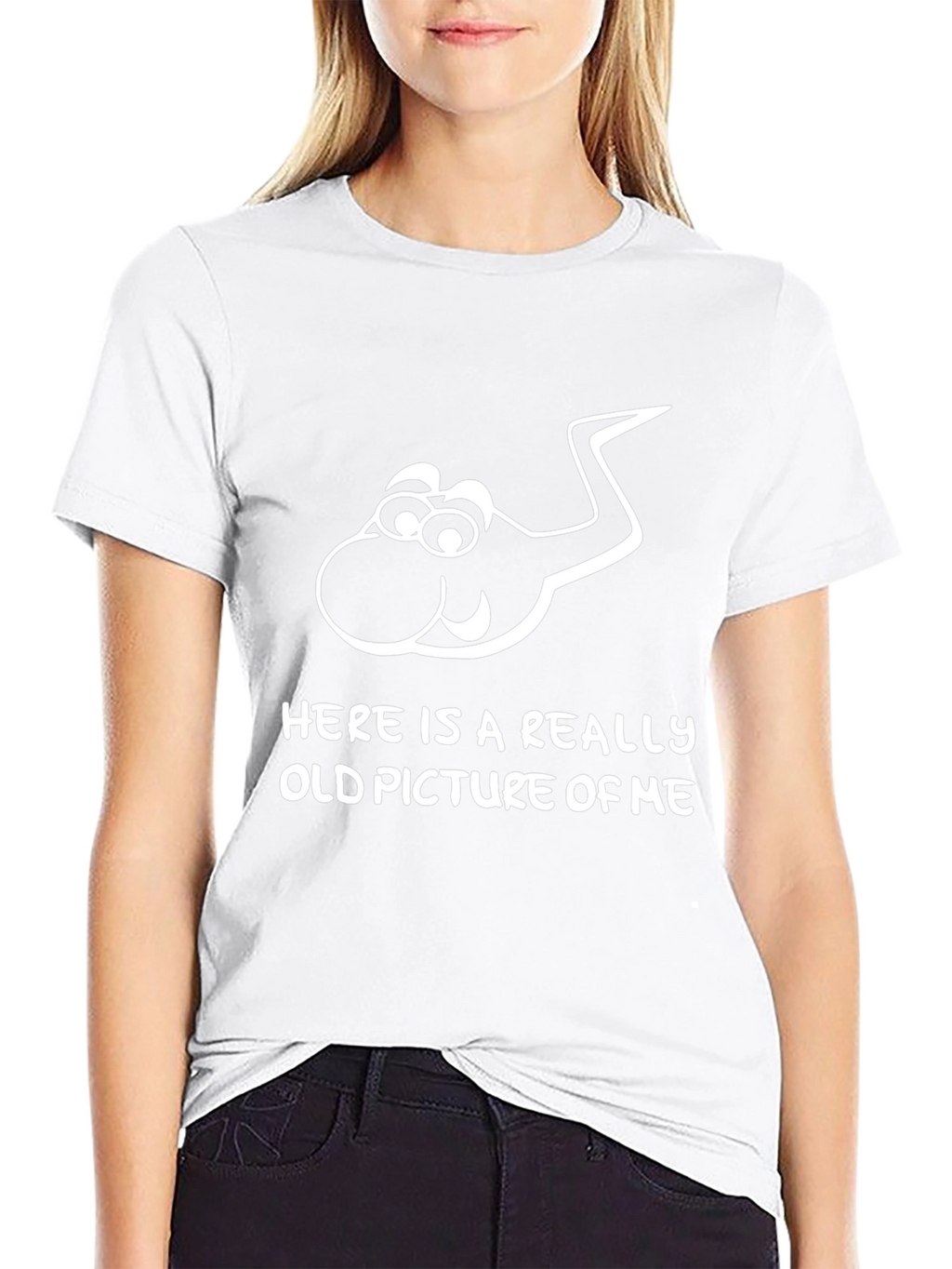 Funny Old Picture Graphic T-Shirt