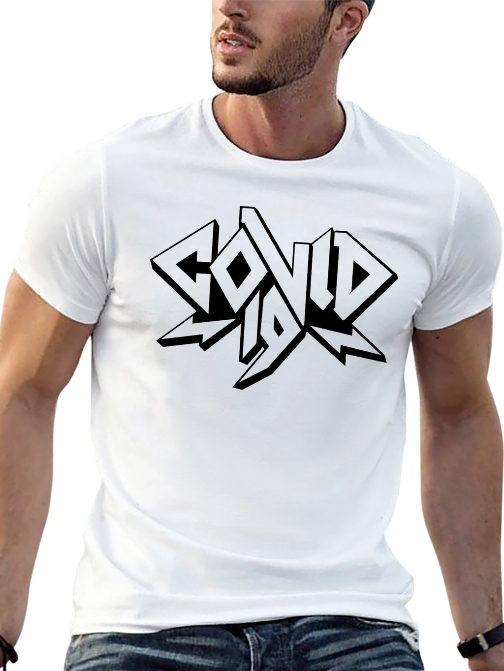 COVID-19 Heavy Metal T-Shirt - Black