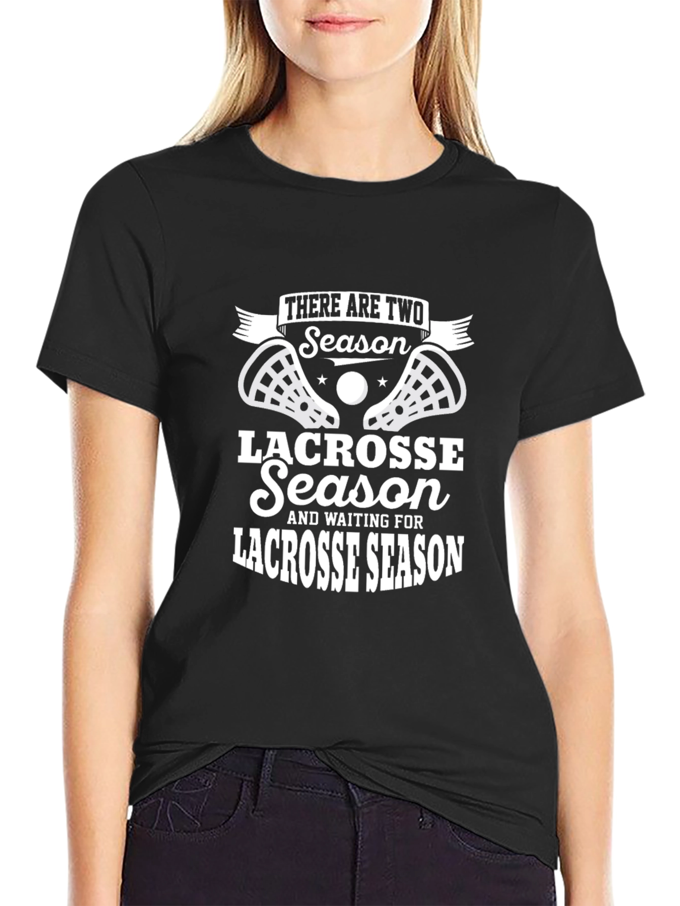 Lacrosse Season Graphic T-Shirt