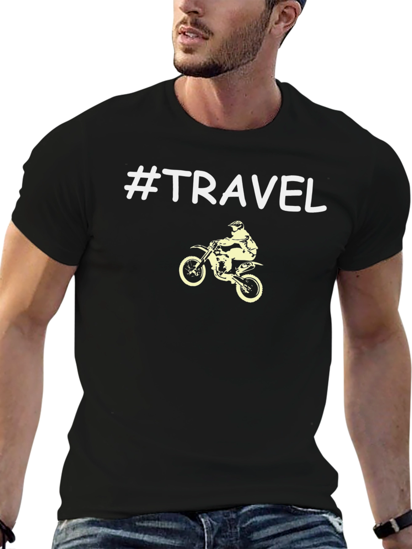 #Travel Motocross T-Shirt - Adventure Rider Tee