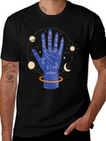 Palmistry Graphic Tee - Zodiac Sign Design