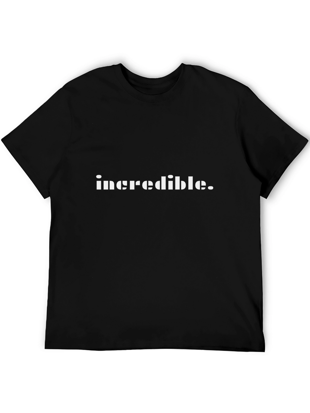 Incredible Graphic Tee - Black Cotton T-Shirt