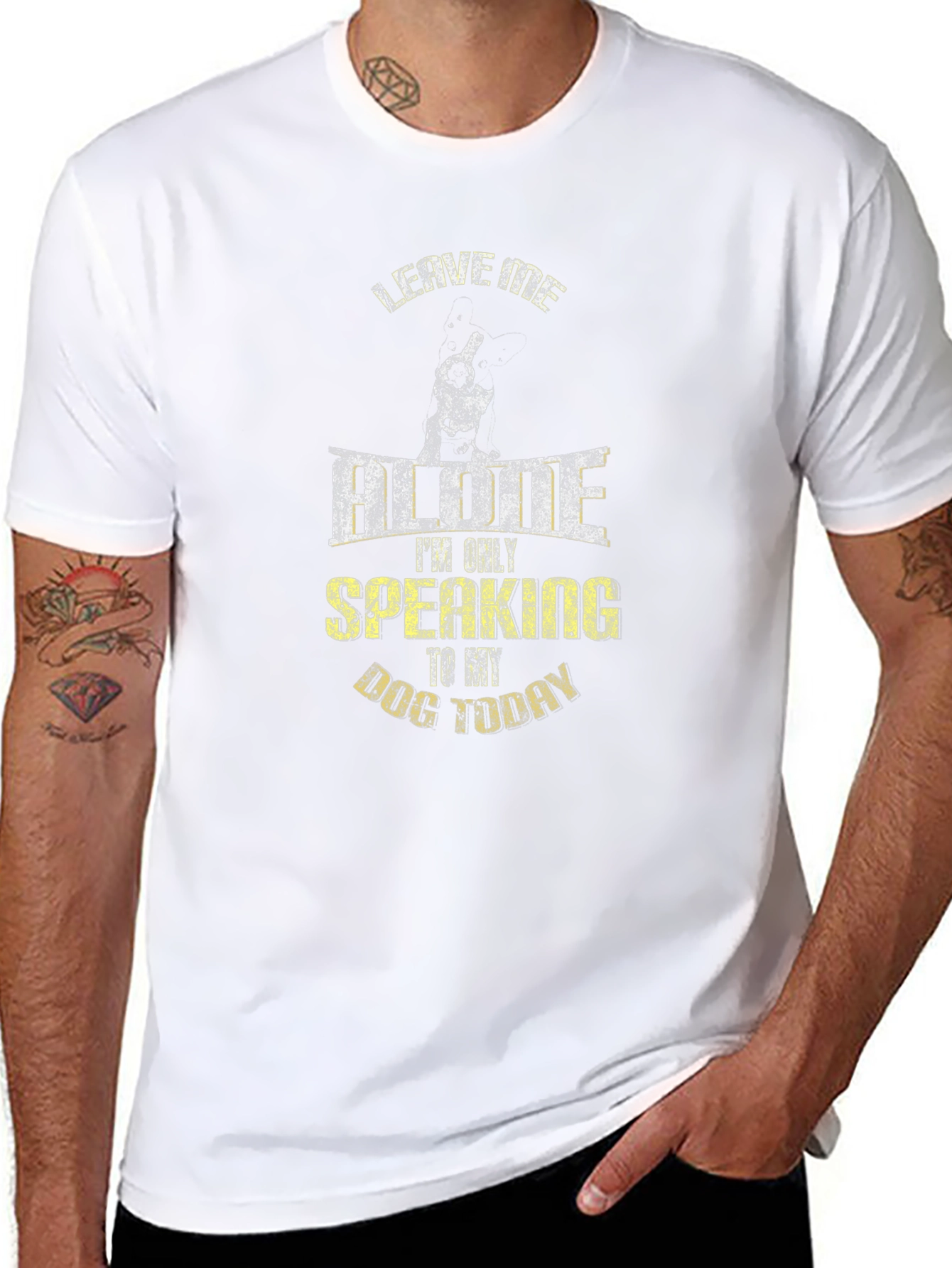 Leave Me Alone Dog Lover T-Shirt