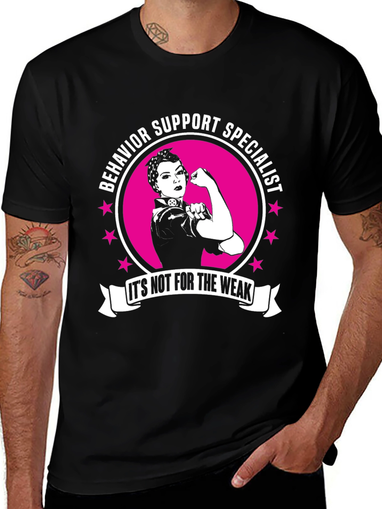 Behavior Support Specialist Strong Women T-Shirt