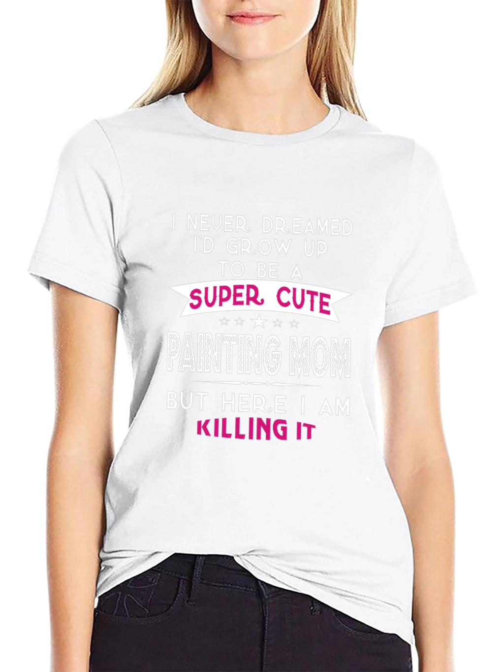 Super Cute Painting Mom T-Shirt