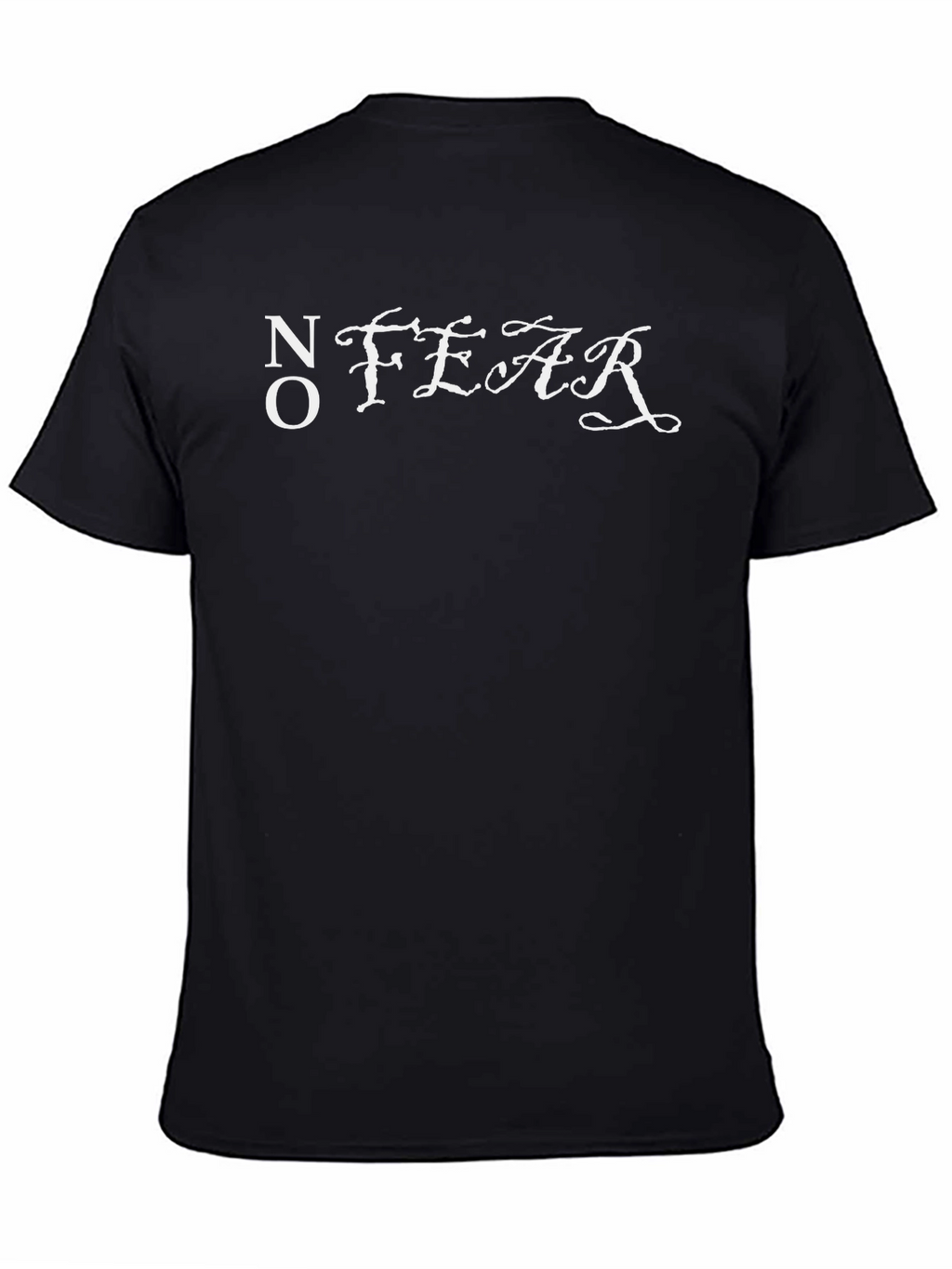 No Fear Black Graphic Tee