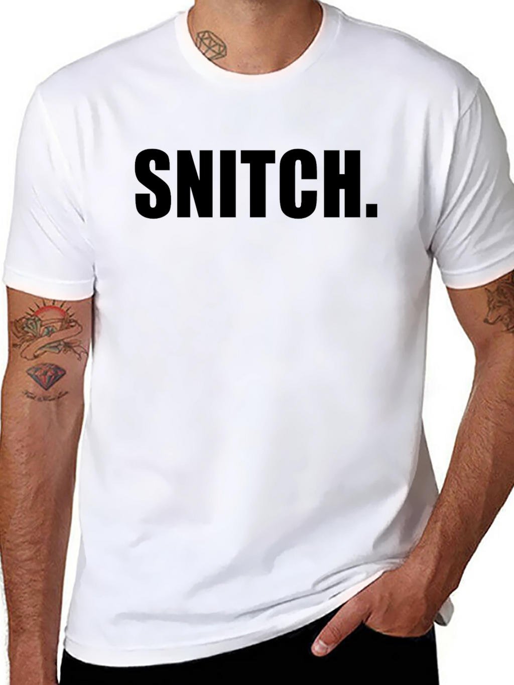 Snitch Graphic T-Shirt - Bold Statement Tee
