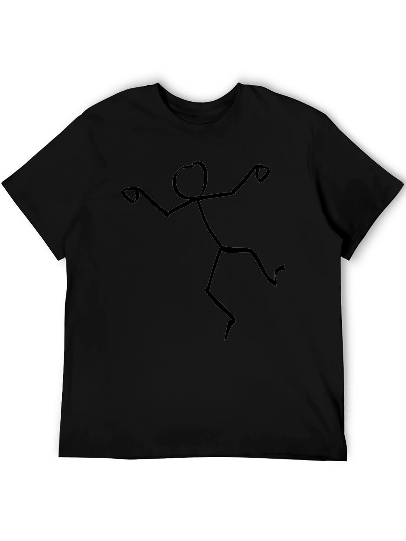 Funny Stick Figure Graphic Tee - Soft Cotton T-Shirt